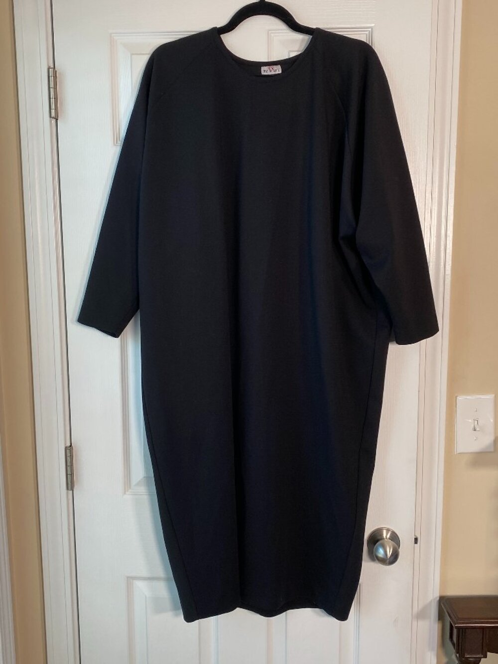 NWOT Revert | Black Dolman Sleeve Cocoon Maxi Dress | Made in USA | Size M - Picture 2 of 4